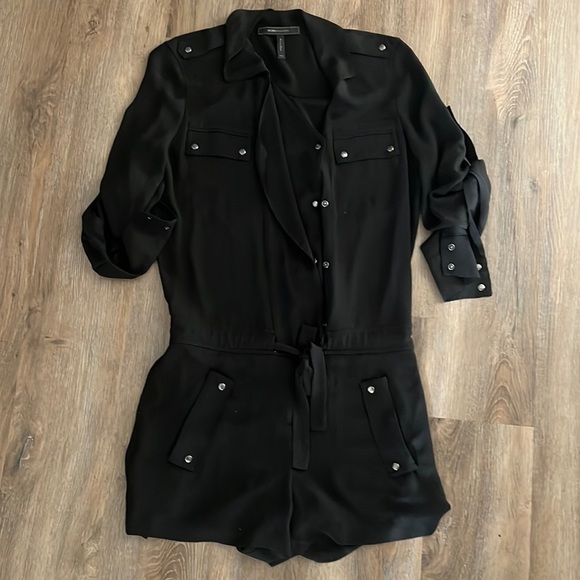 BCBGMaxAzria Pants - BCBGMaxazria black romper size xxs